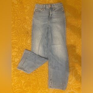 JCrew wide legged trouser jeans. Size 27
